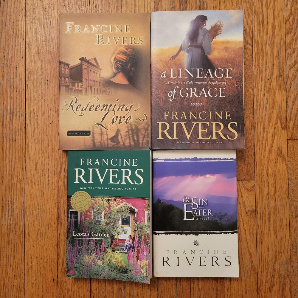 Francine Rivers Redeeming Love Lineage of Grace Sin Eater Leotas Garden Books